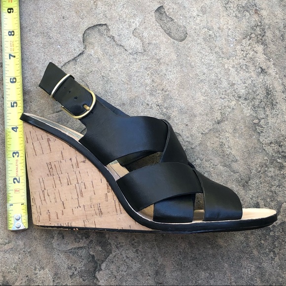 Dolce Vita Remie Black Strappy Wedge - Size 9.5 - Picture 6 of 8